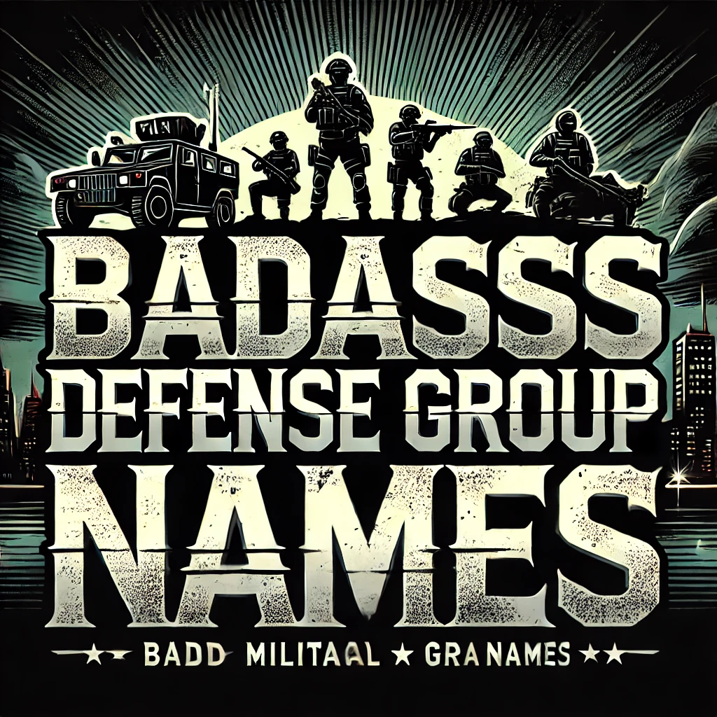 Badass Defense Group Names